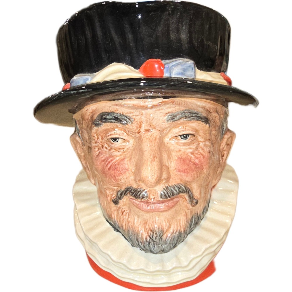 Royal Doulton Beefeater Character Jug D6206 Harry Fenton Vintage England Large